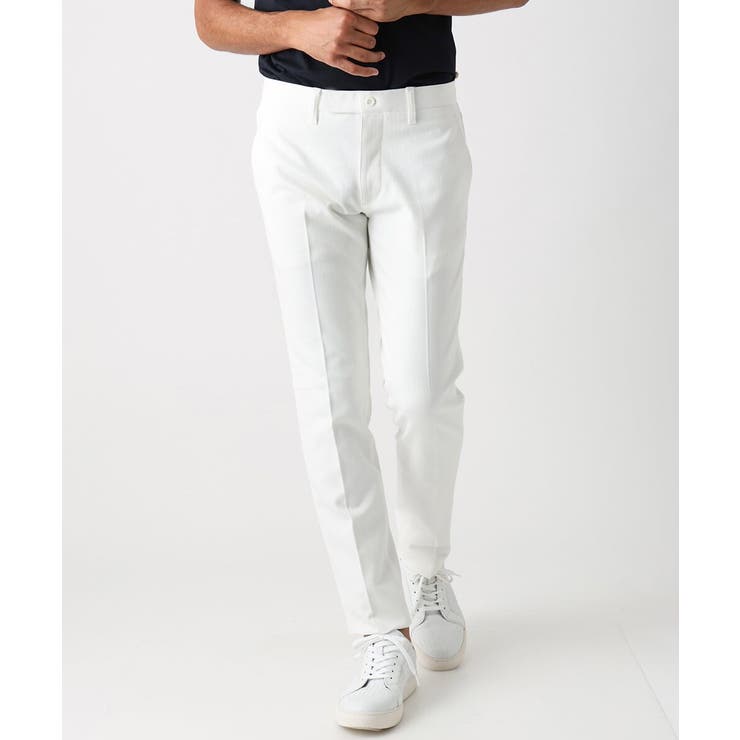 【撥水】プレビアへリンボンスラックスパンツ | MICHEL KLEIN HOMME | 詳細画像2 