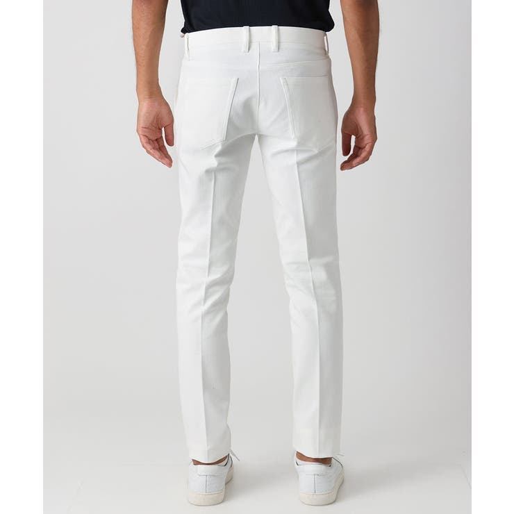 【撥水】プレビアへリンボンスラックスパンツ | MICHEL KLEIN HOMME | 詳細画像5 