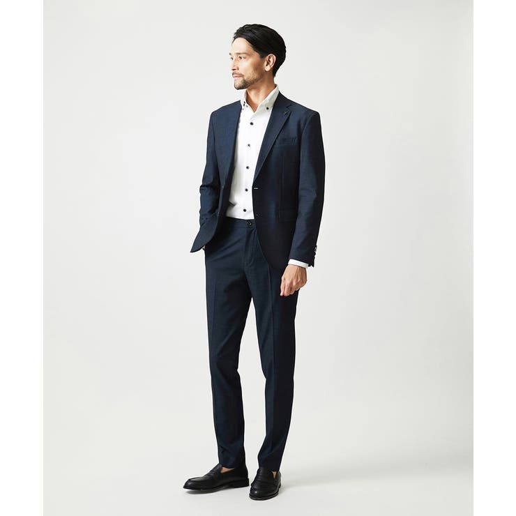 【セットアップ】オックスストレッチスラックスパンツ | MICHEL KLEIN HOMME | 詳細画像3 