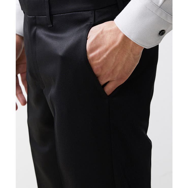 フォーマルブラックスラックスパンツ | MICHEL KLEIN HOMME | 詳細画像9 