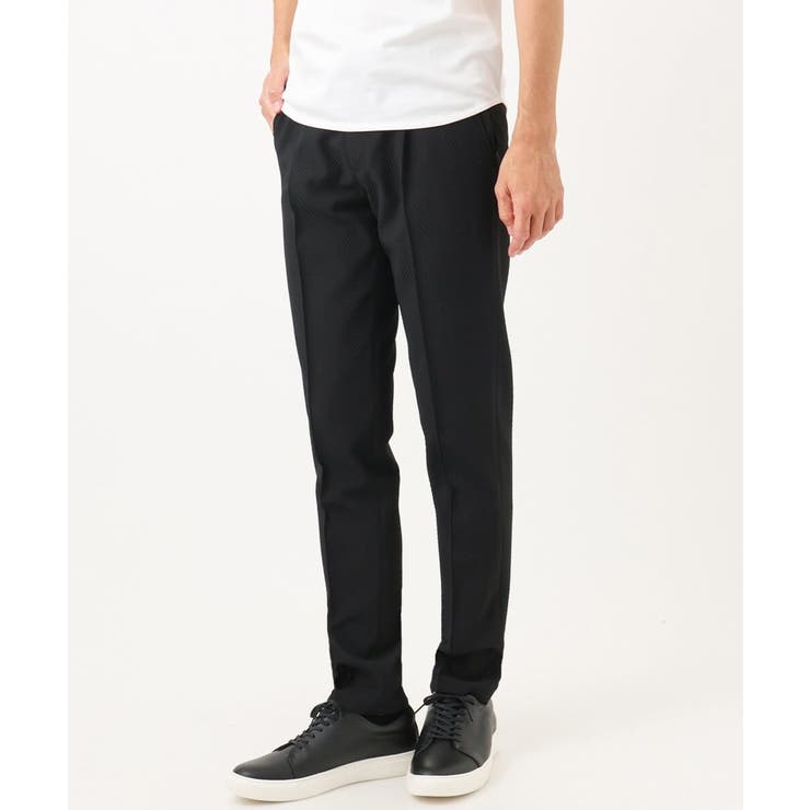 ブラック | 【セットアップ】ビックへリンボンスラックスパンツ | MICHEL KLEIN HOMME