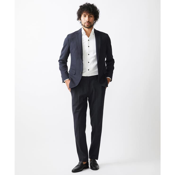 ツイード調ストレッチスラックスパンツ セットアップ | MICHEL KLEIN HOMME | 詳細画像3 