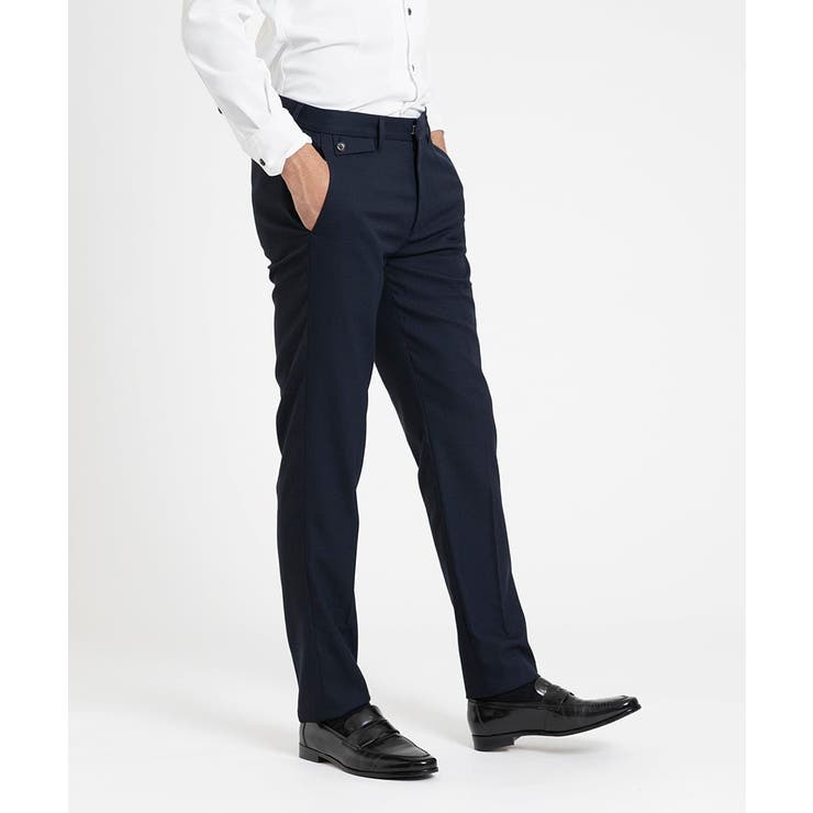 ネイビー(57) | ベーシックスラックスパンツ | MICHEL KLEIN HOMME