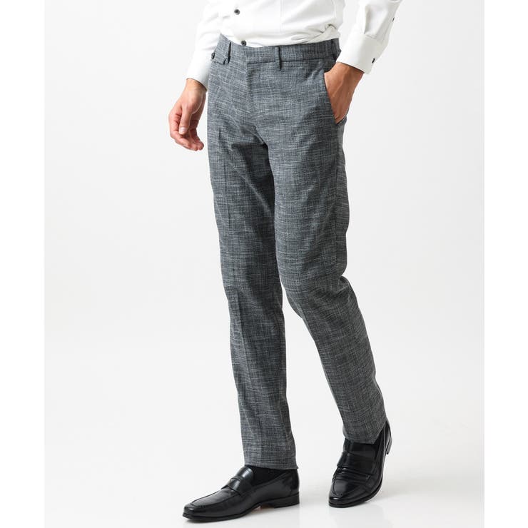 グレー(92) | ベーシックスラックスパンツ | MICHEL KLEIN HOMME