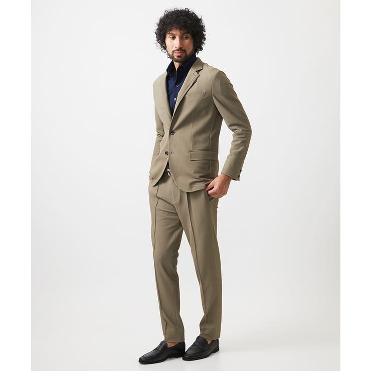 【セットアップ】ワンタックイージースラックスパンツ | MICHEL KLEIN HOMME | 詳細画像3 