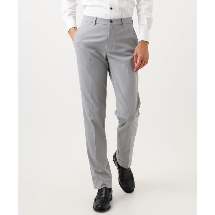 【セットアップ】コットンライクストレッチスラックスパンツ | MICHEL KLEIN HOMME | 詳細画像1 