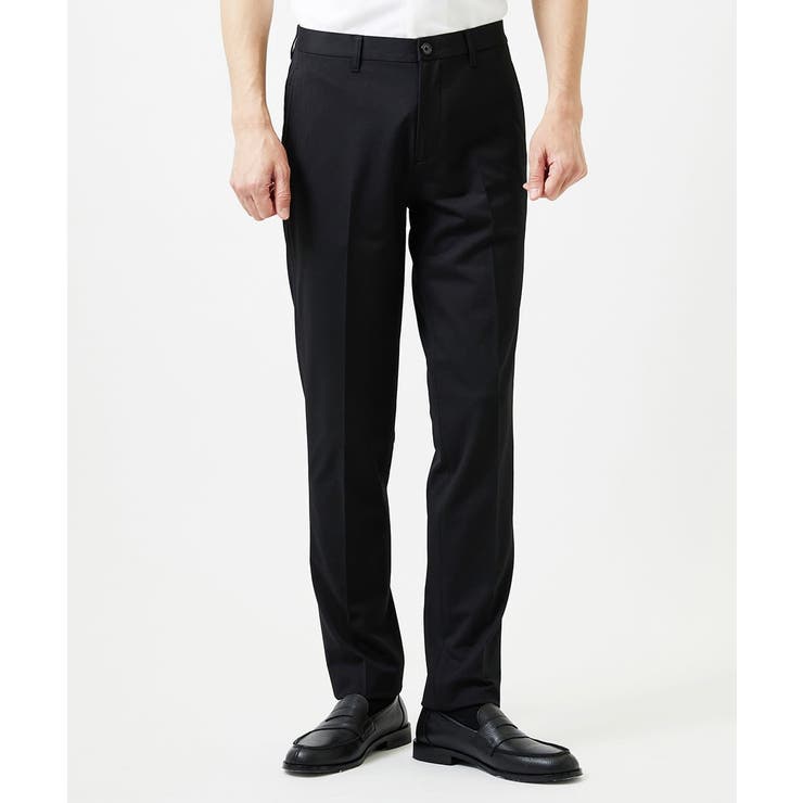 ブラック | 【セットアップ】メッシュテーラードスラックスパンツ | MICHEL KLEIN HOMME