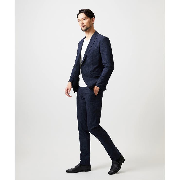 【セットアップ】メッシュプリントスラックスパンツ | MICHEL KLEIN HOMME | 詳細画像4 