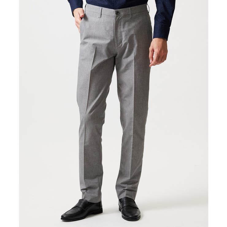 ライトグレー | 【セットアップ】メッシュプリントスラックスパンツ | MICHEL KLEIN HOMME