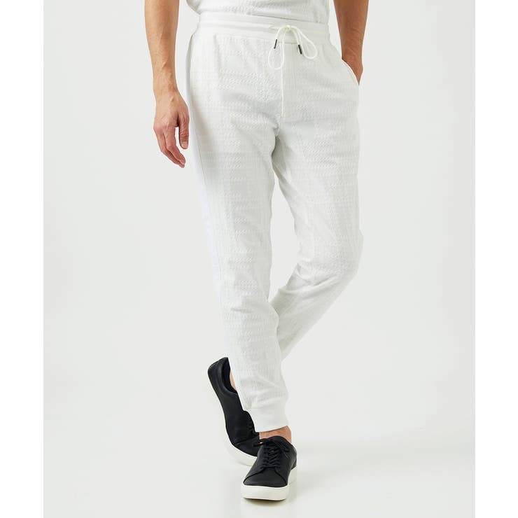 【セットアップ】ジャカードリラックスパンツ | MICHEL KLEIN HOMME | 詳細画像1 