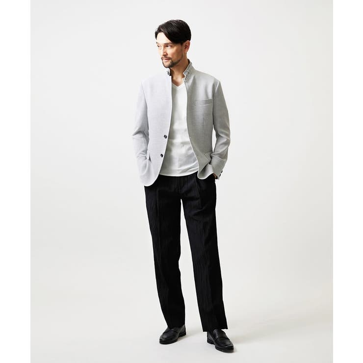 楊柳ワイドスラックスパンツ | MICHEL KLEIN HOMME | 詳細画像12 