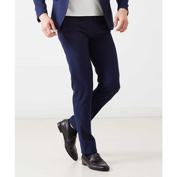 ネイビー(57) | リネンスラックスパンツ | MICHEL KLEIN HOMME