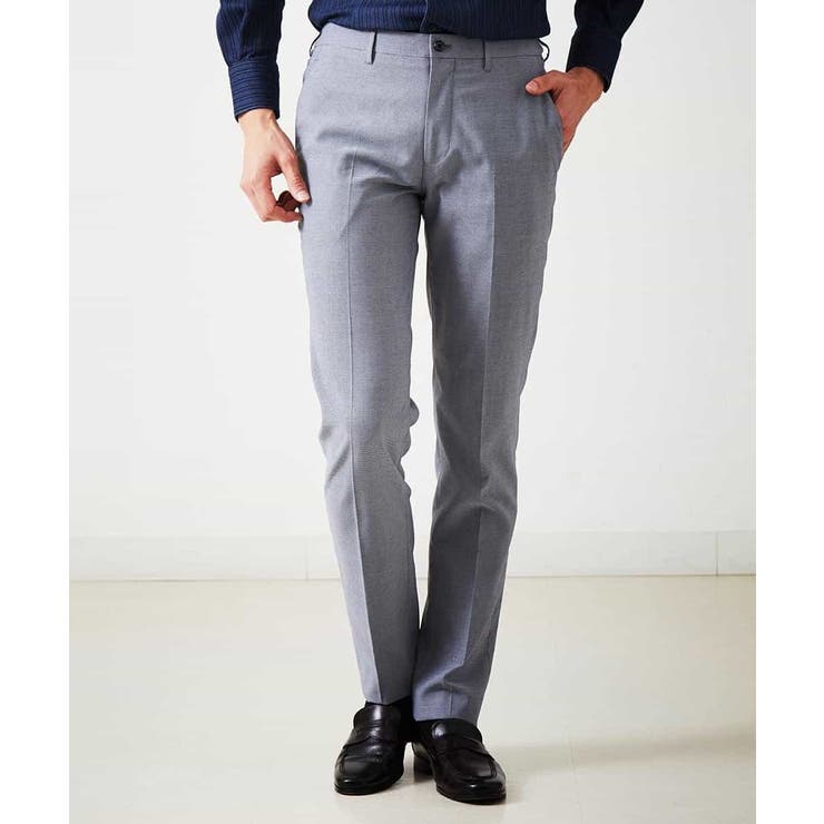 グレー(92) | リネンスラックスパンツ | MICHEL KLEIN HOMME