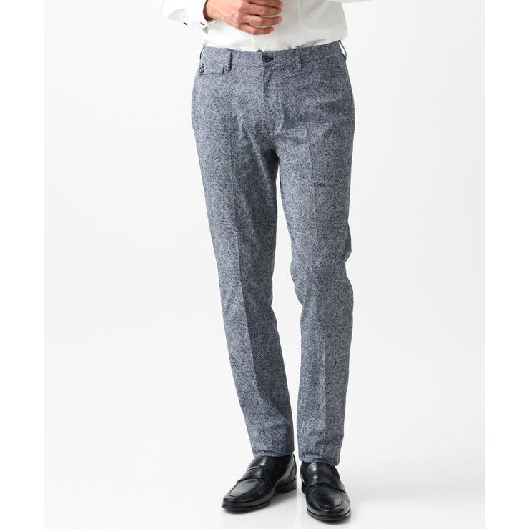 ブルー(55) | 総柄メッシュスラックスパンツ セットアップ | MICHEL KLEIN HOMME