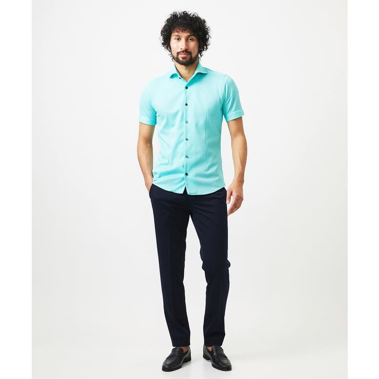 【セットアップ】メッシュストレッチスラックスパンツ | MICHEL KLEIN HOMME | 詳細画像4 