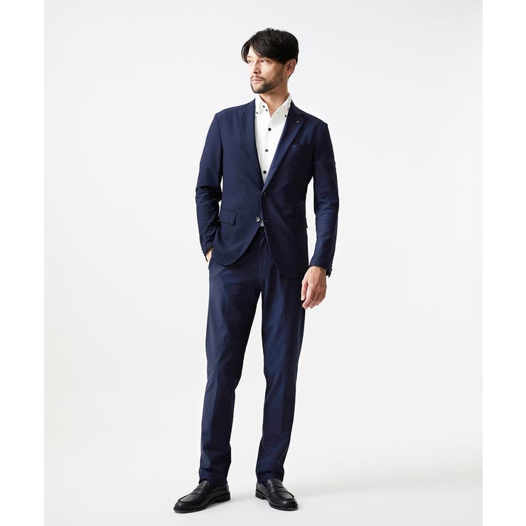 【セットアップ】トリコットメッシュスラックスジャケット | MICHEL KLEIN HOMME | 詳細画像3 