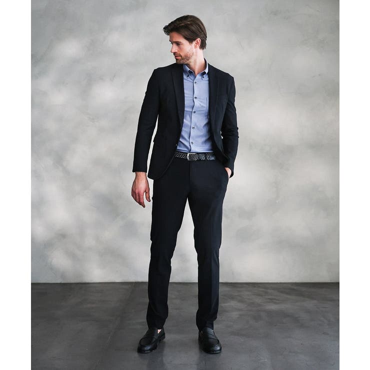 【セットアップ】トリコットメッシュスラックスジャケット | MICHEL KLEIN HOMME | 詳細画像7 