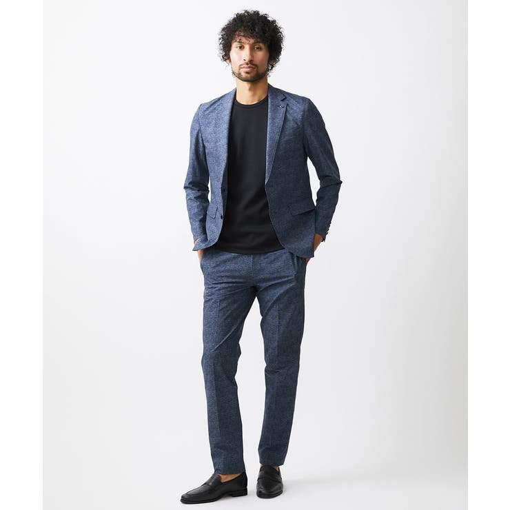 【セットアップ】メッシュプリントスラックスパンツ | MICHEL KLEIN HOMME | 詳細画像4 