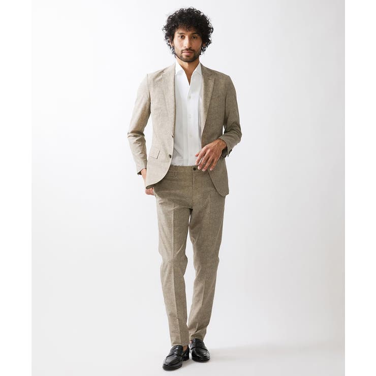 【セットアップ】メッシュプリントスラックスパンツ | MICHEL KLEIN HOMME | 詳細画像7 