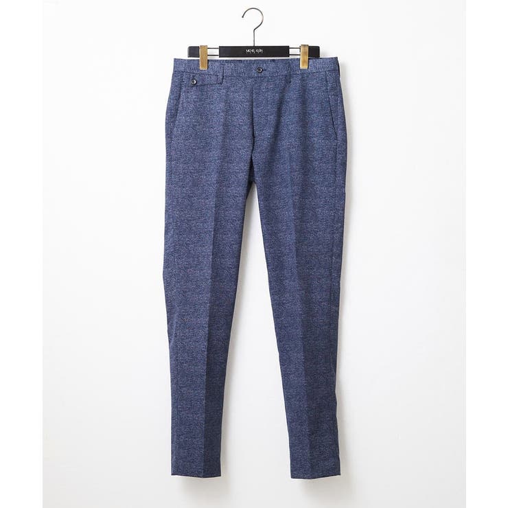 ブルー | 【セットアップ】メッシュプリントスラックスパンツ | MICHEL KLEIN HOMME