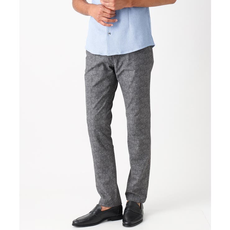 ダークグレー(93) | メッシュプリントファイブポケットパンツ | MICHEL KLEIN HOMME