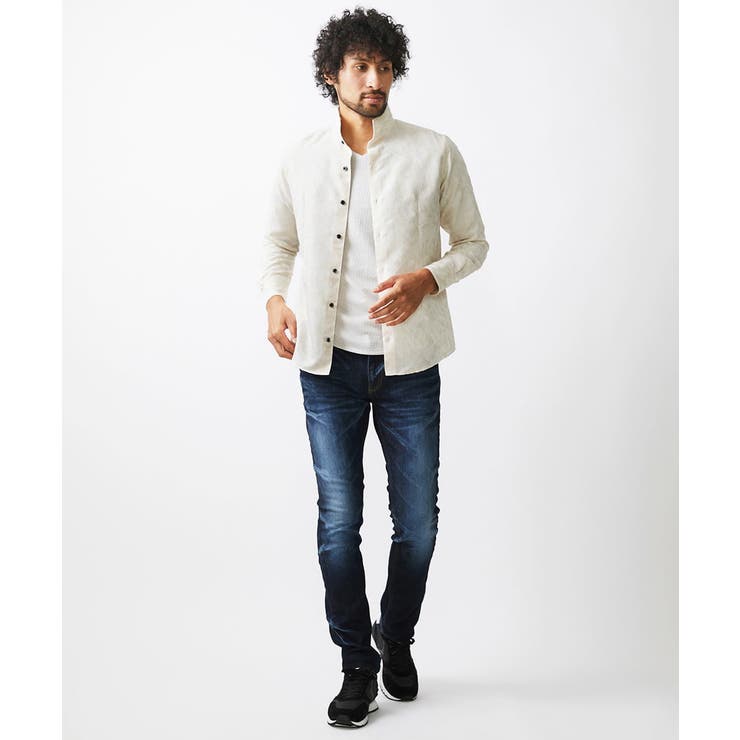 《日本製》ブルーオーシャンデニムパンツ | MICHEL KLEIN HOMME | 詳細画像3 