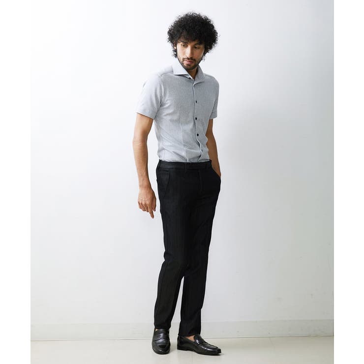 【撥水】プレビアシャンブレースラックスパンツ | MICHEL KLEIN HOMME | 詳細画像18 