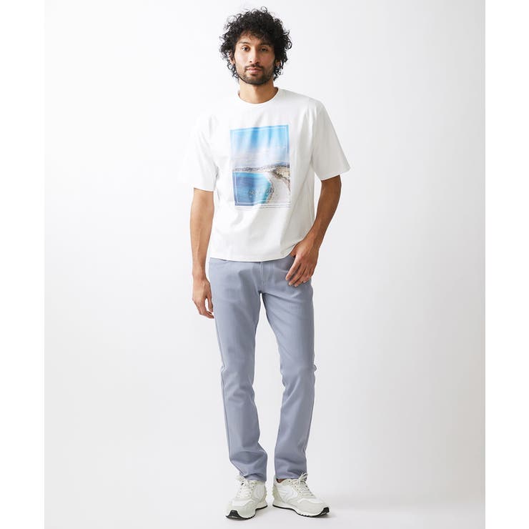 【撥水】プレビアシャンブレー5ポケットパンツ | MICHEL KLEIN HOMME | 詳細画像2 