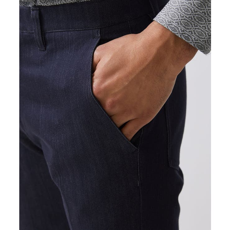 【撥水】プレビアシャンブレースラックスパンツ | MICHEL KLEIN HOMME | 詳細画像10 