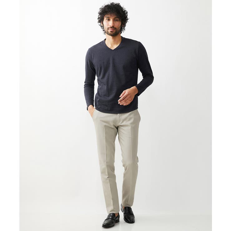 【撥水】プレビアシャンブレースラックスパンツ | MICHEL KLEIN HOMME | 詳細画像14 