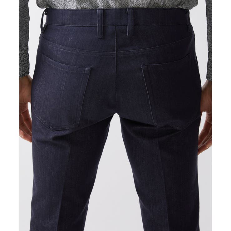 【撥水】プレビアシャンブレースラックスパンツ | MICHEL KLEIN HOMME | 詳細画像8 