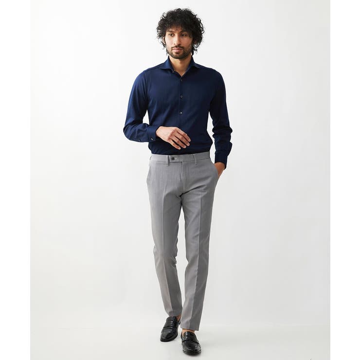 【撥水】プレビアシャンブレースラックスパンツ | MICHEL KLEIN HOMME | 詳細画像7 