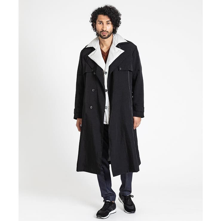 ダブルブレストマキシコート[品番：ITKW0014627]｜MICHEL KLEIN