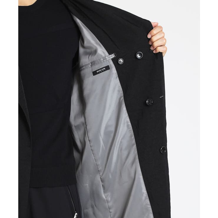 ダブルブレストマキシコート[品番：ITKW0014627]｜MICHEL KLEIN HOMME