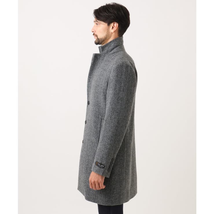 ウールヘリンボンチェスターコート | MICHEL KLEIN HOMME | 詳細画像4 