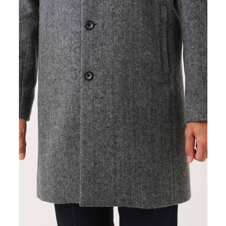 ウールヘリンボンチェスターコート | MICHEL KLEIN HOMME | 詳細画像9 