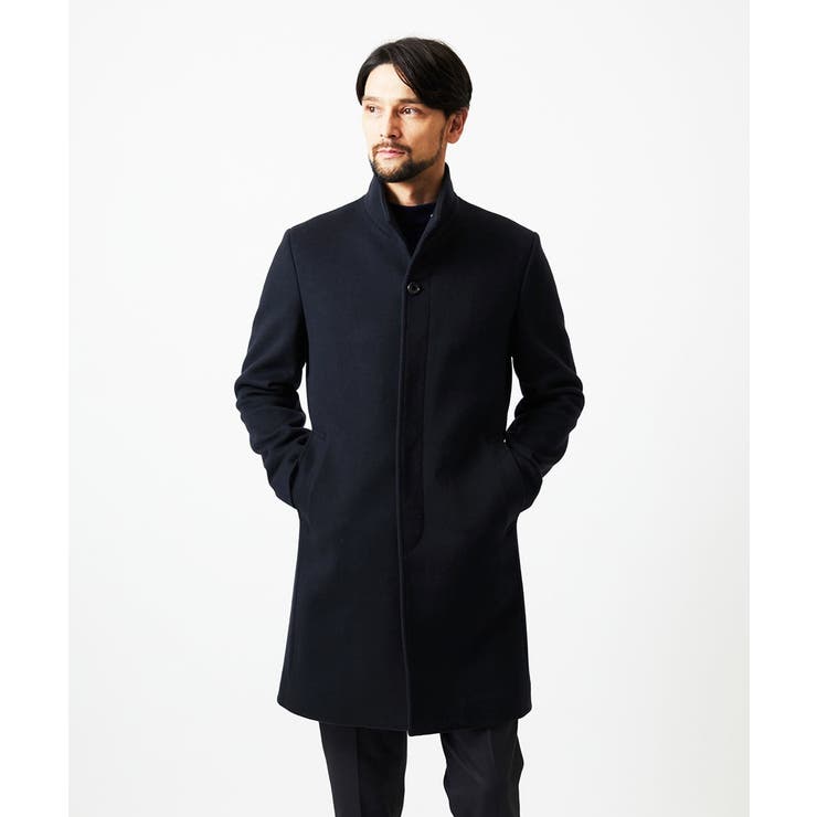 スタンドカラーロングコート | MICHEL KLEIN HOMME | 詳細画像1 
