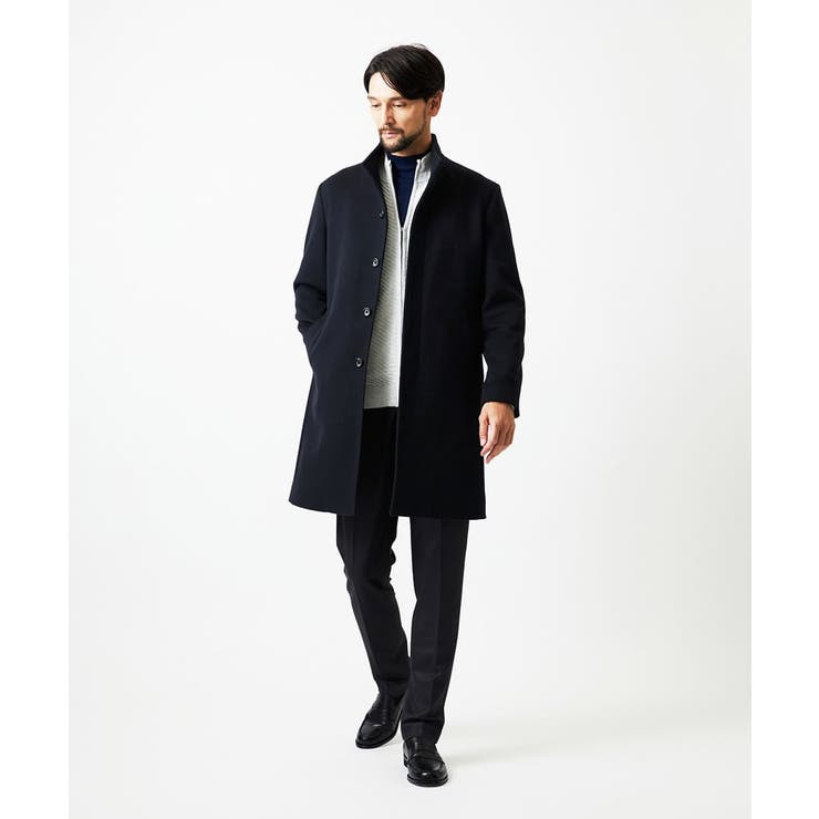 スタンドカラーロングコート | MICHEL KLEIN HOMME | 詳細画像2 