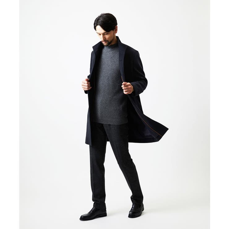 スタンドカラーロングコート | MICHEL KLEIN HOMME | 詳細画像3 