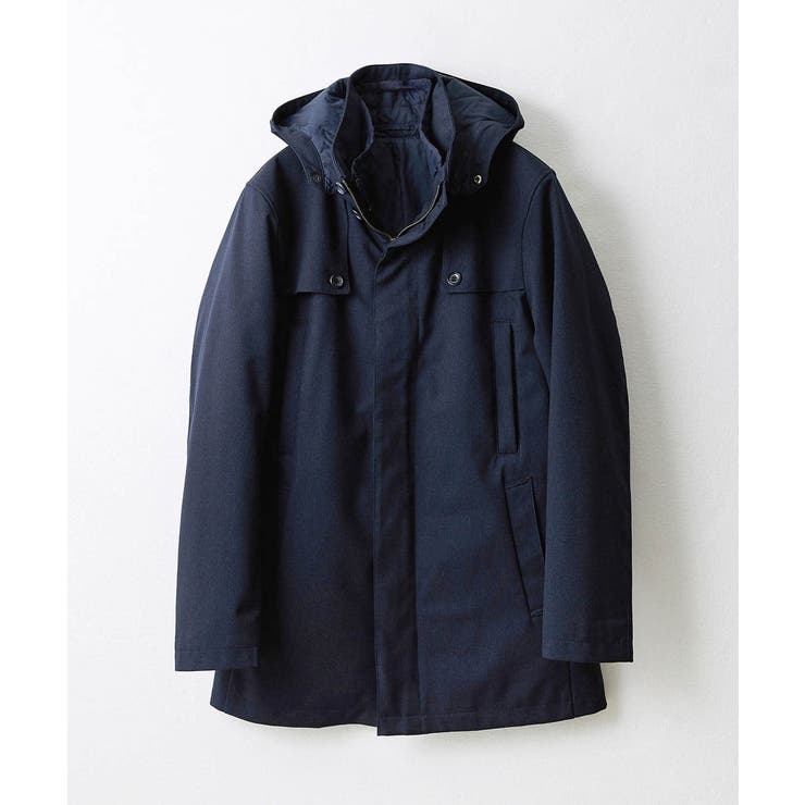 ネイビー(57) | 3WAYダウンライナー付コート | MICHEL KLEIN HOMME