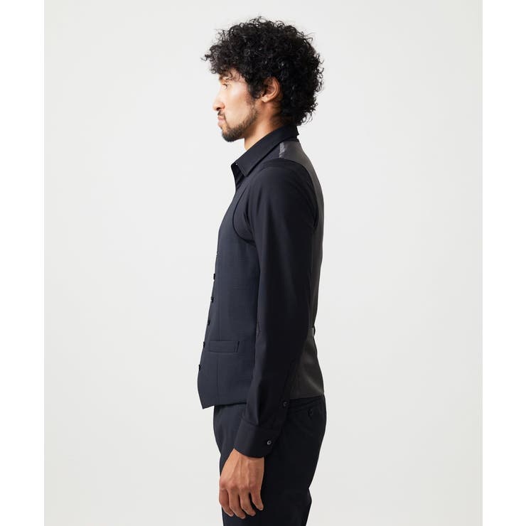 【セットアップ】チェック柄ベスト | MICHEL KLEIN HOMME | 詳細画像4 