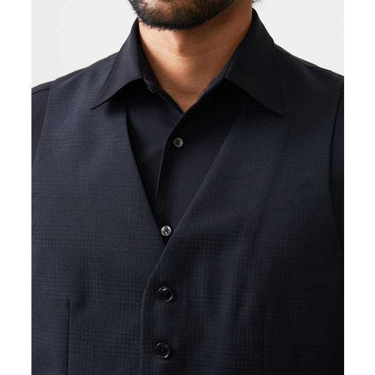 【セットアップ】チェック柄ベスト | MICHEL KLEIN HOMME | 詳細画像8 