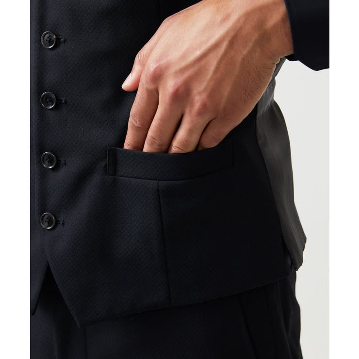 【セットアップ】小紋柄ベスト | MICHEL KLEIN HOMME | 詳細画像10 