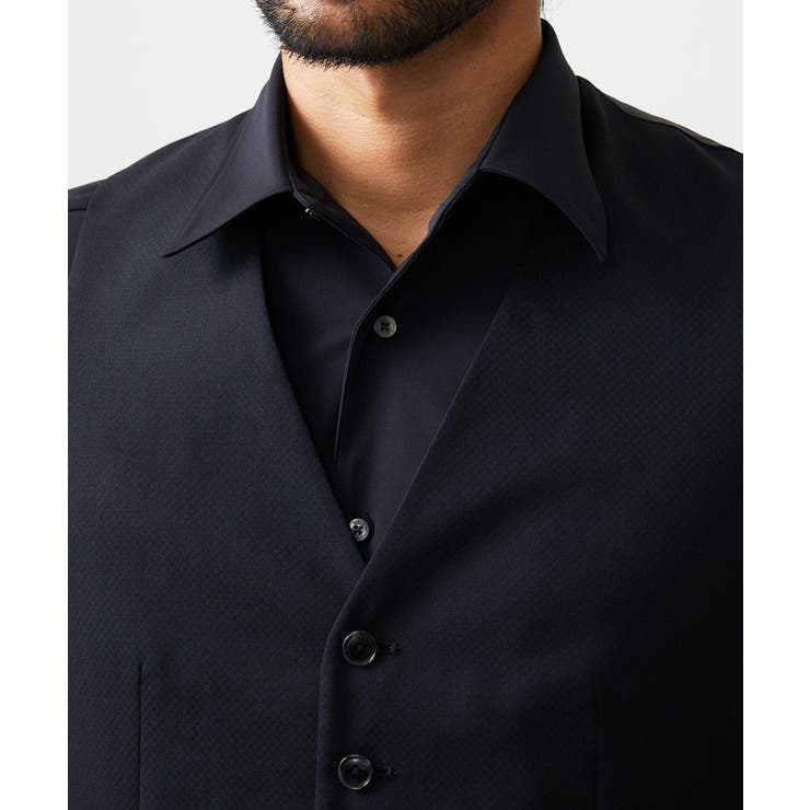 【セットアップ】小紋柄ベスト | MICHEL KLEIN HOMME | 詳細画像8 