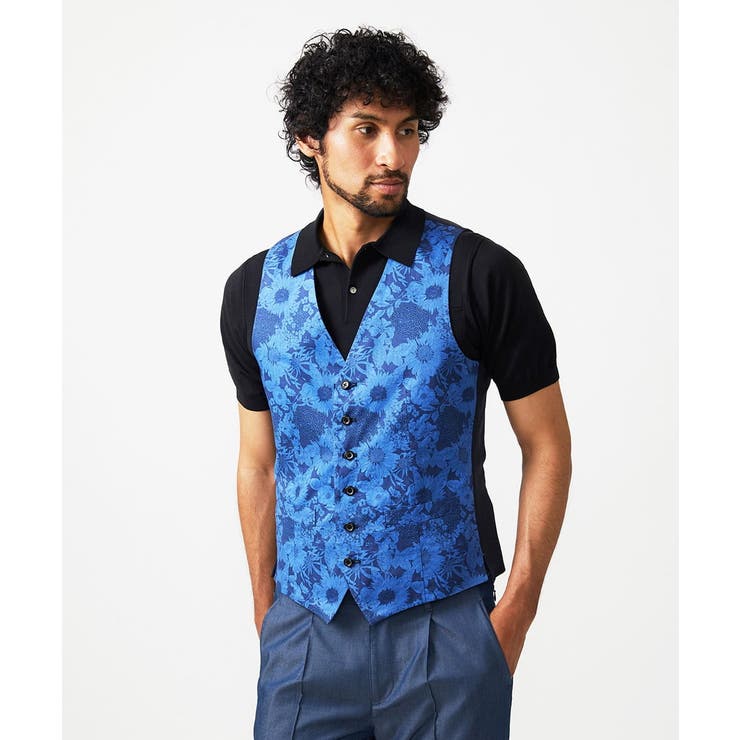 【セットアップ】デニム調リバーシブルベスト | MICHEL KLEIN HOMME | 詳細画像10 