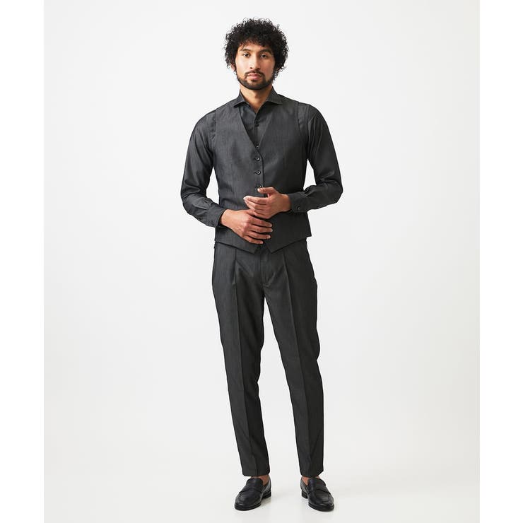 【セットアップ】デニム調リバーシブルベスト | MICHEL KLEIN HOMME | 詳細画像14 