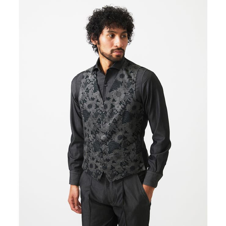 【セットアップ】デニム調リバーシブルベスト | MICHEL KLEIN HOMME | 詳細画像15 