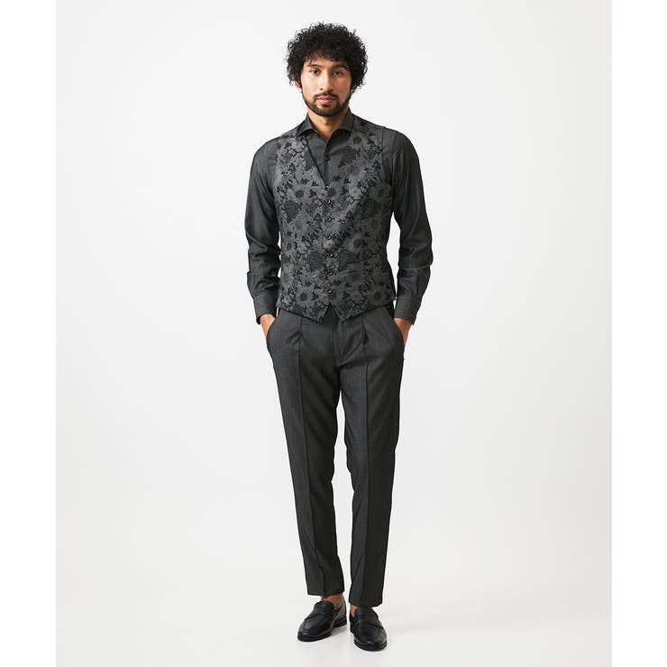 【セットアップ】デニム調リバーシブルベスト | MICHEL KLEIN HOMME | 詳細画像16 