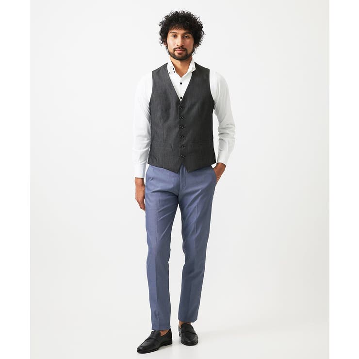 【セットアップ】デニム調リバーシブルベスト | MICHEL KLEIN HOMME | 詳細画像18 