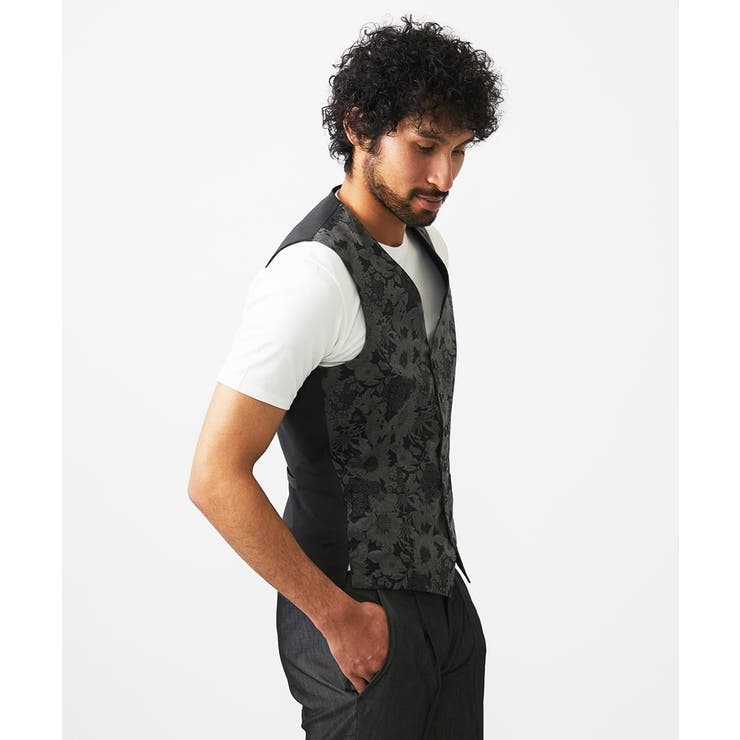 【セットアップ】デニム調リバーシブルベスト | MICHEL KLEIN HOMME | 詳細画像21 